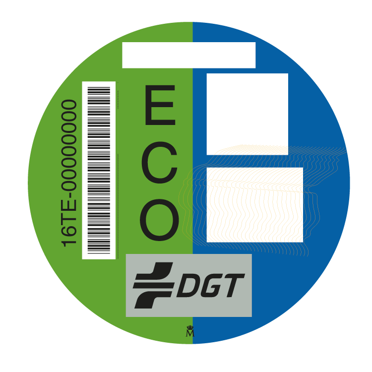 etiqueta vehicle ECO
